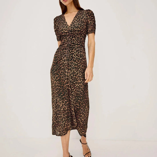 Young Ideas & Henmores -Beacon Nala Print Dress -Brown -S