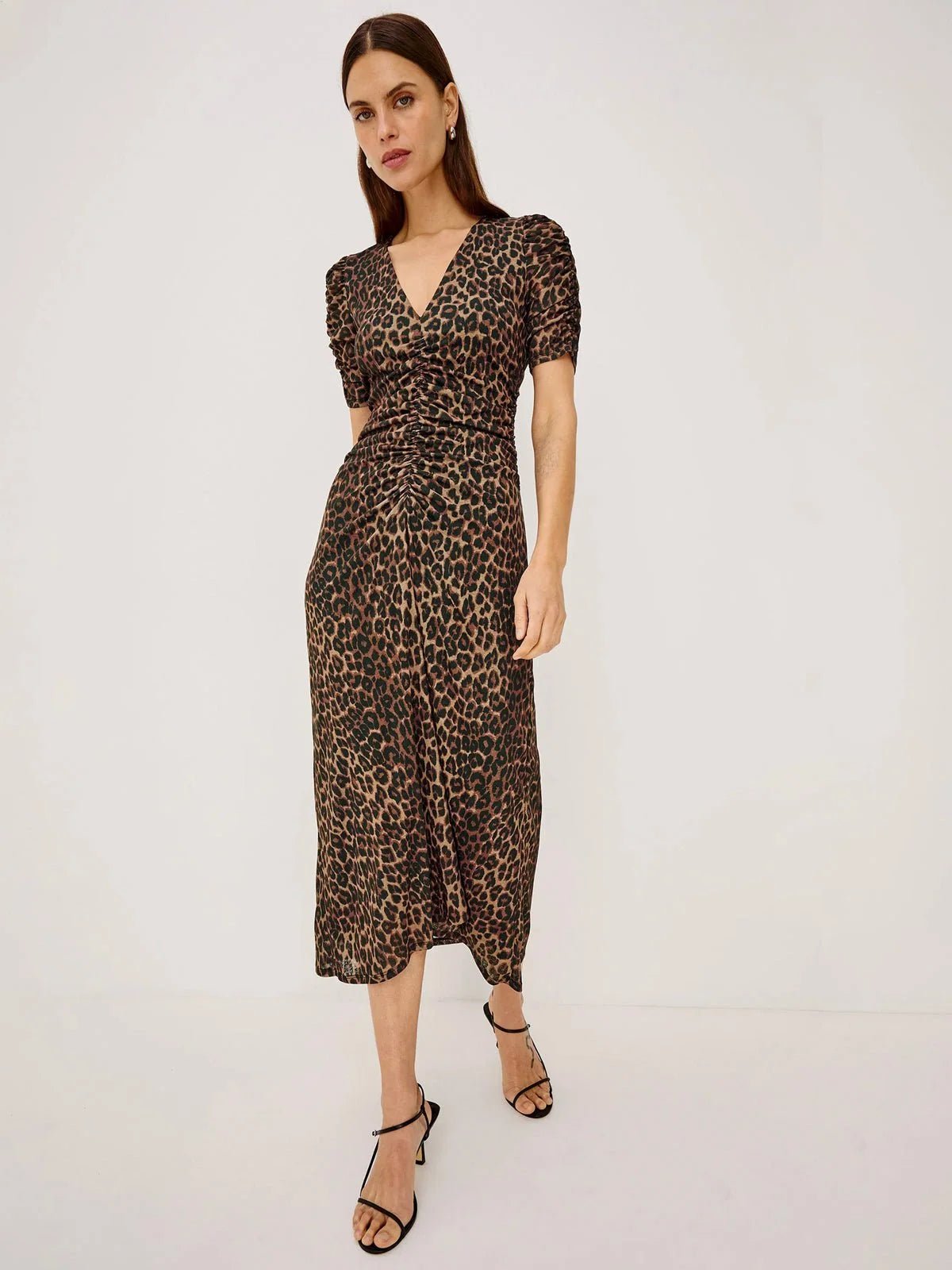 Young Ideas & Henmores -Beacon Nala Print Dress -Brown -S