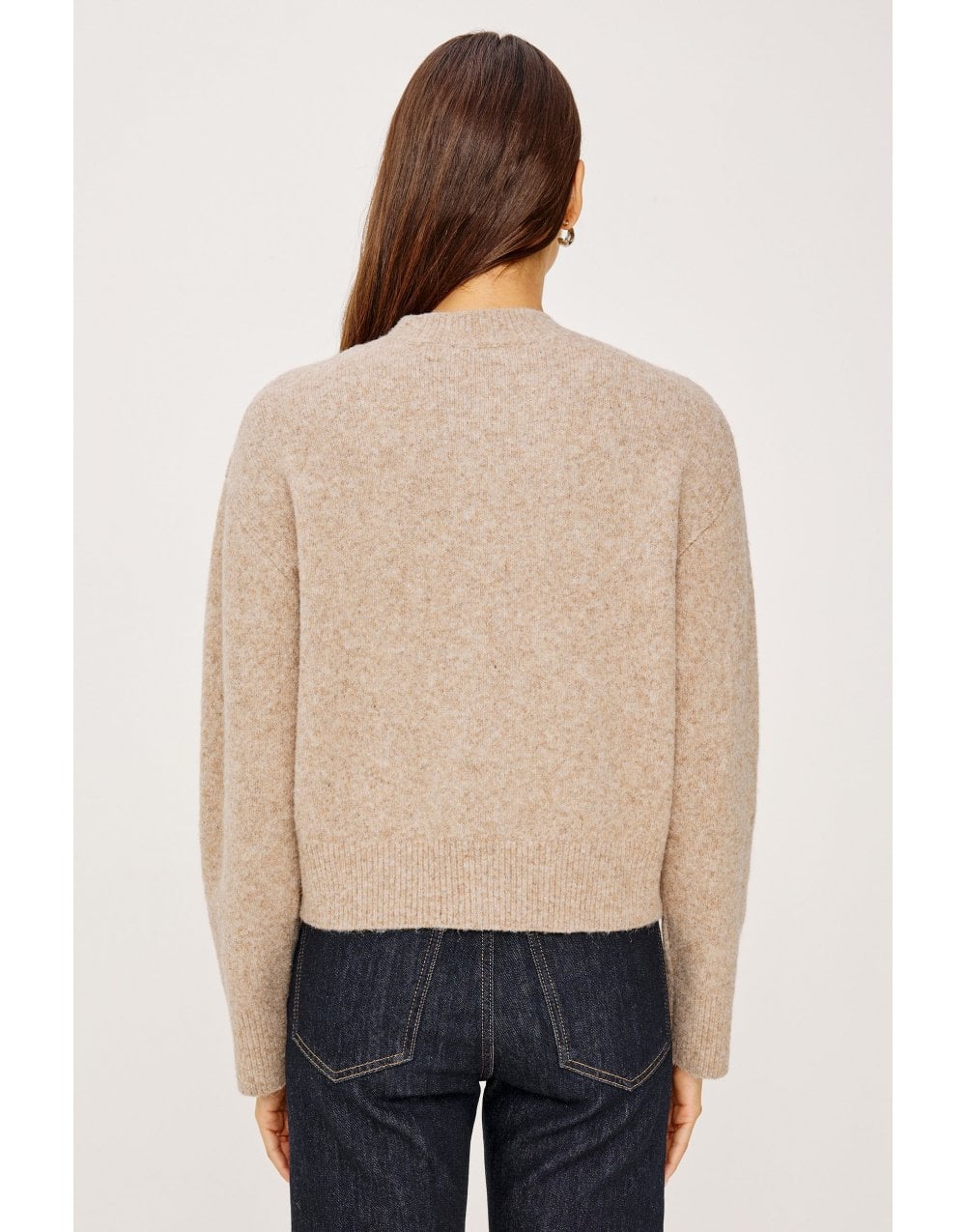 Young Ideas/Henmores - Coralee Rose Embroidered Cardigan - sand - XS