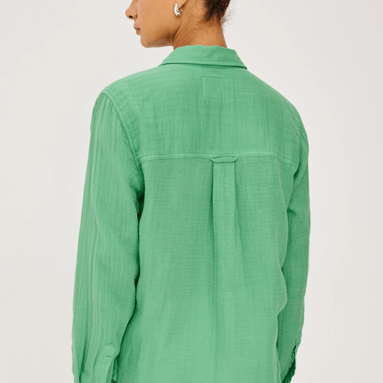 Young Ideas & Henmores - Ellis Organic Cotton Shirt - Clover - XS
