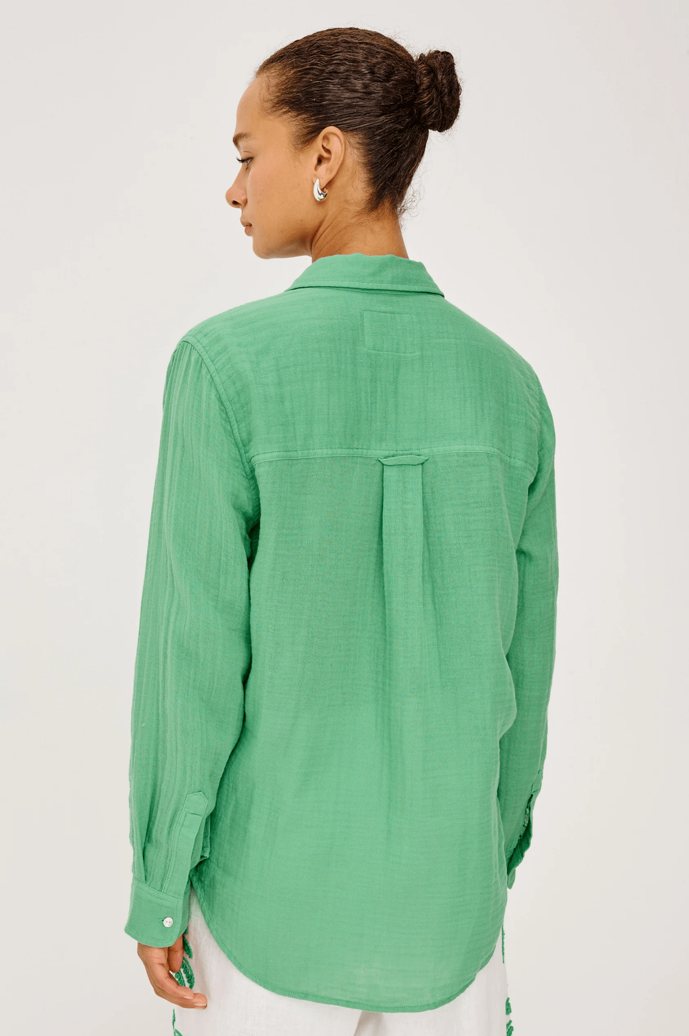 Young Ideas & Henmores - Ellis Organic Cotton Shirt - Clover - XS