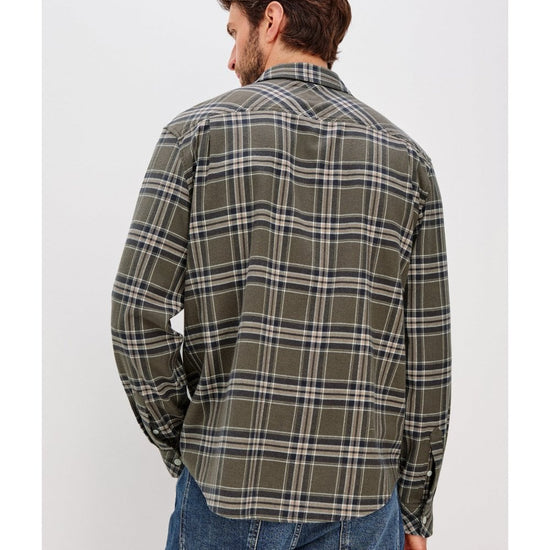 Young Ideas/Henmores - Forrest Check Shirt - Driftwood Coal - M