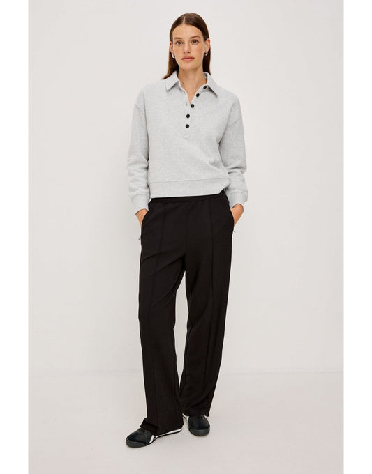 Young Ideas/Henmores - Hirsch Zip Bottom Relaxed Trousers - Black - XS