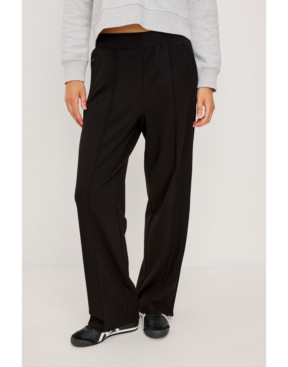 Young Ideas/Henmores - Hirsch Zip Bottom Relaxed Trousers - Black - XS