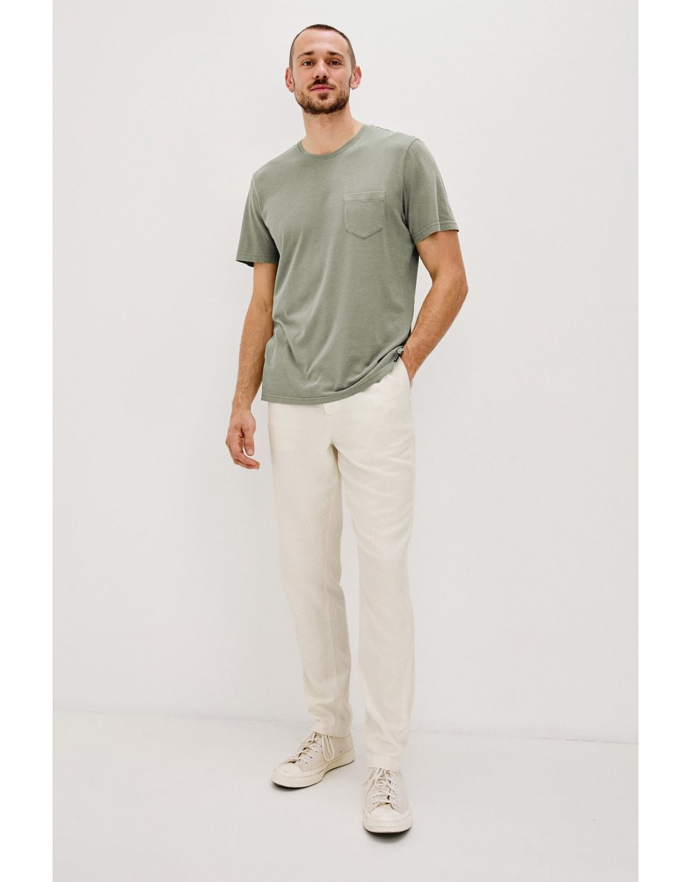 Young Ideas/Henmores - Johnny Single Pocket T-Shirt - Carbon - S