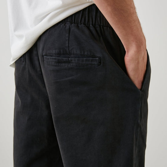Young Ideas & Henmores - Julian Relaxed Slim Fit Elasticated Trousers - Faded Blue - M