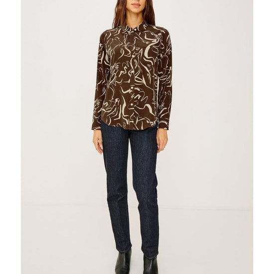 Young Ideas/Henmores - Kate Abstract Colt Shirt - Brown Colt - S