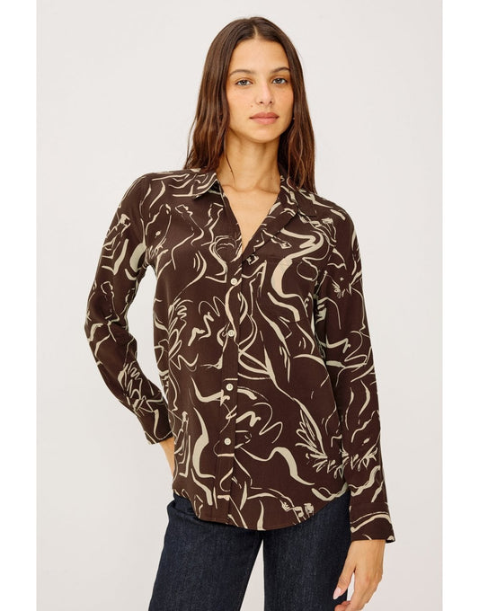 Young Ideas/Henmores - Kate Abstract Colt Shirt - Brown Colt - S