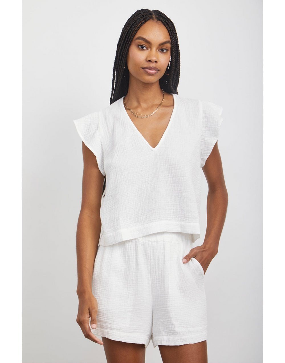 Young Ideas/Henmores - Leighton Elasticated Shorts - Black - XS