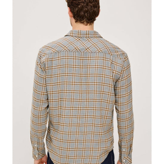 Young Ideas/Henmores - Lennox Soft Touch Check Shirt - Nocturne Blue - M