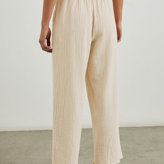 Young Ideas & Henmores - Leon Crop Trousers - Flax - XS
