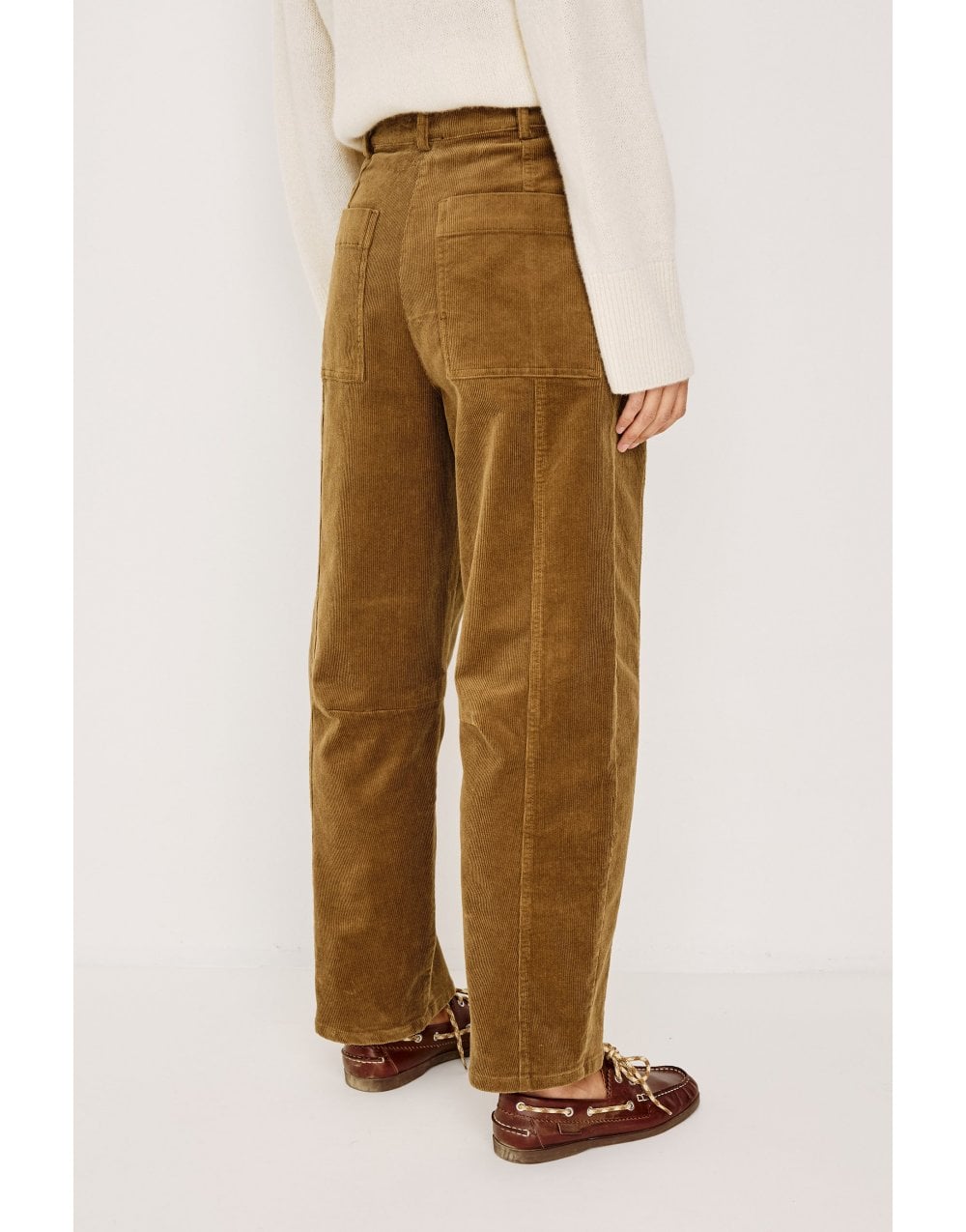 Young Ideas/Henmores - Lunar Relaxed Fit Cord Trousers - Ginger - 8
