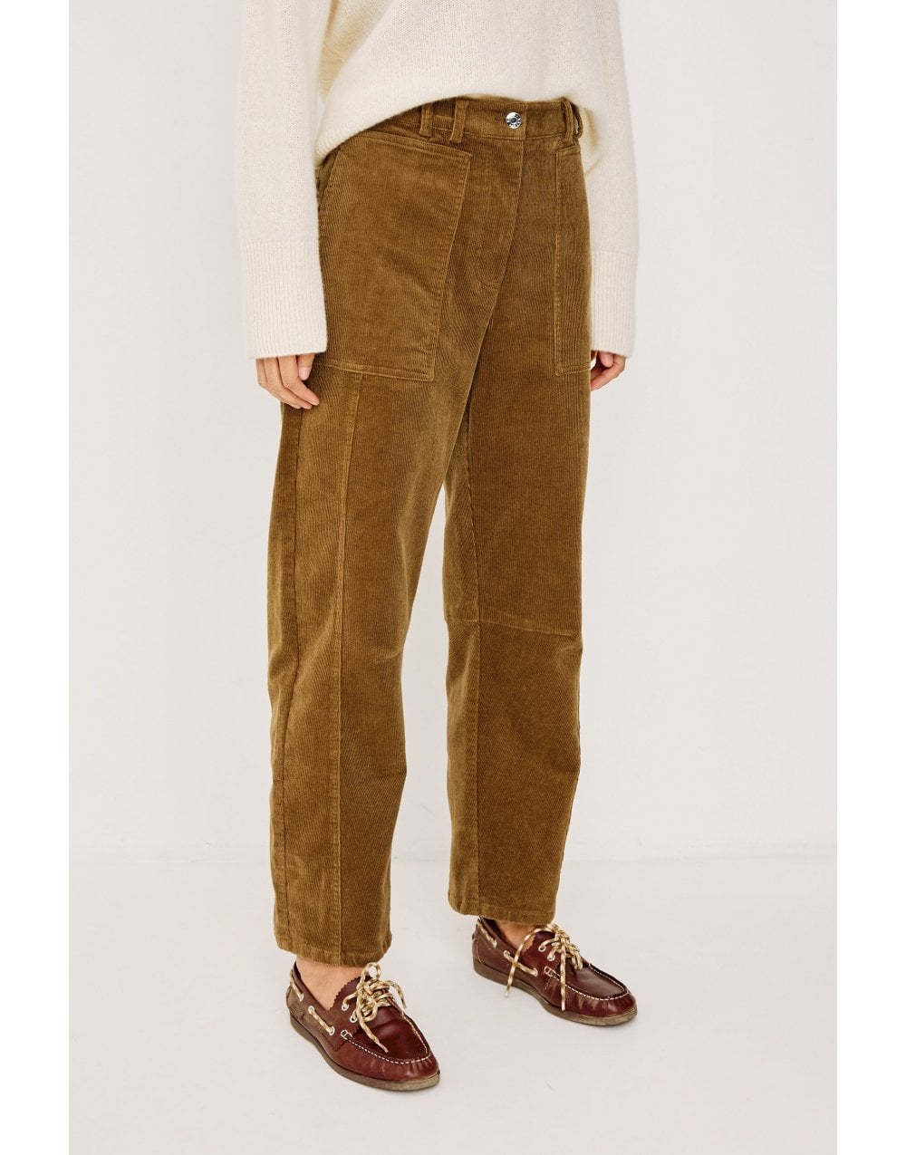 Young Ideas/Henmores - Lunar Relaxed Fit Cord Trousers - Ginger - 8