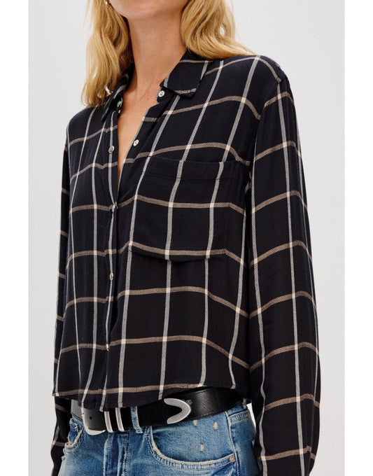 Young Ideas/Henmores - Malin Check Shirt - Onyx Check - S