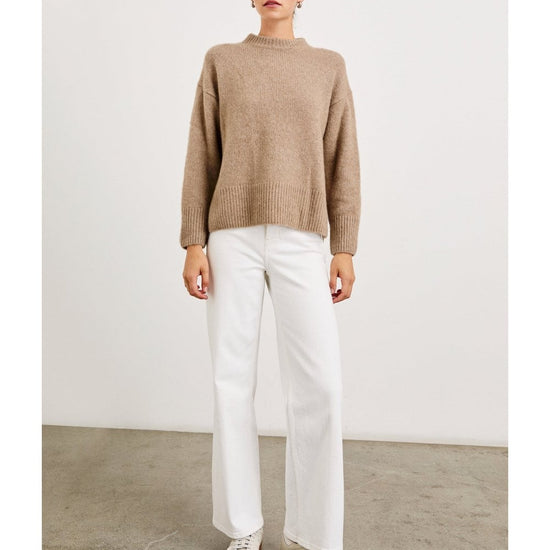 Young Ideas/Henmores - Miranda Cash Silk Mix Jumper - Oatmeal - XS