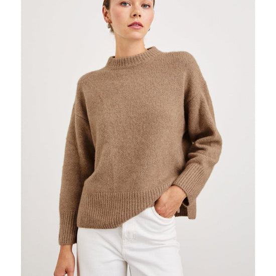 Young Ideas/Henmores - Miranda Cash Silk Mix Jumper - Oatmeal - XS