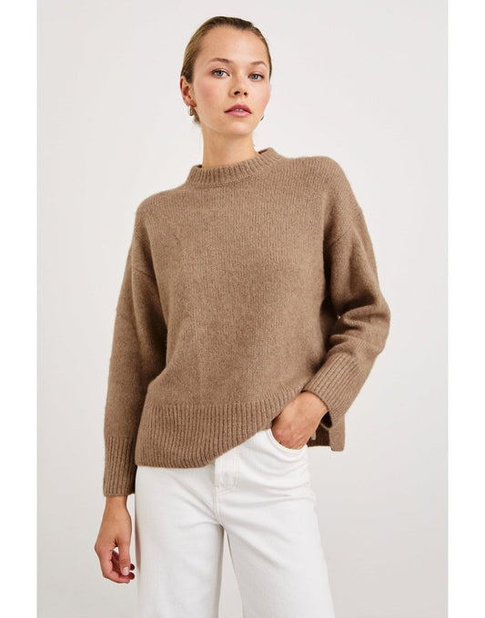 Young Ideas/Henmores - Miranda Cash Silk Mix Jumper - Oatmeal - XS