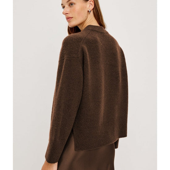 Young Ideas/Henmores - Miranda High Crew Neck Jumper - Carnation - XS