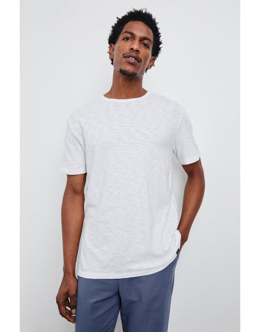 Young Ideas/Henmores - Neil Crew Neck T-Shirt - White - S
