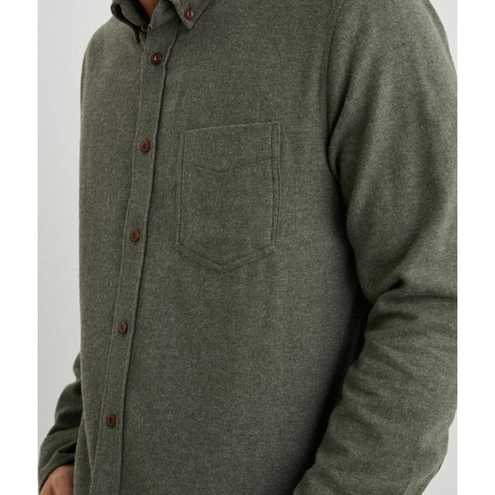 Young Ideas/Henmores - Runson Brushed Cotton Shirt - Heather Blue - XL