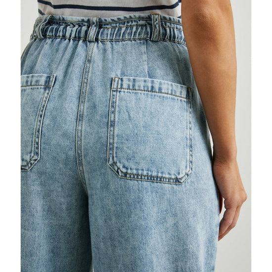 Young Ideas/Henmores - Ryan Elasticated Waist Jeans - Faded Indigo - XS