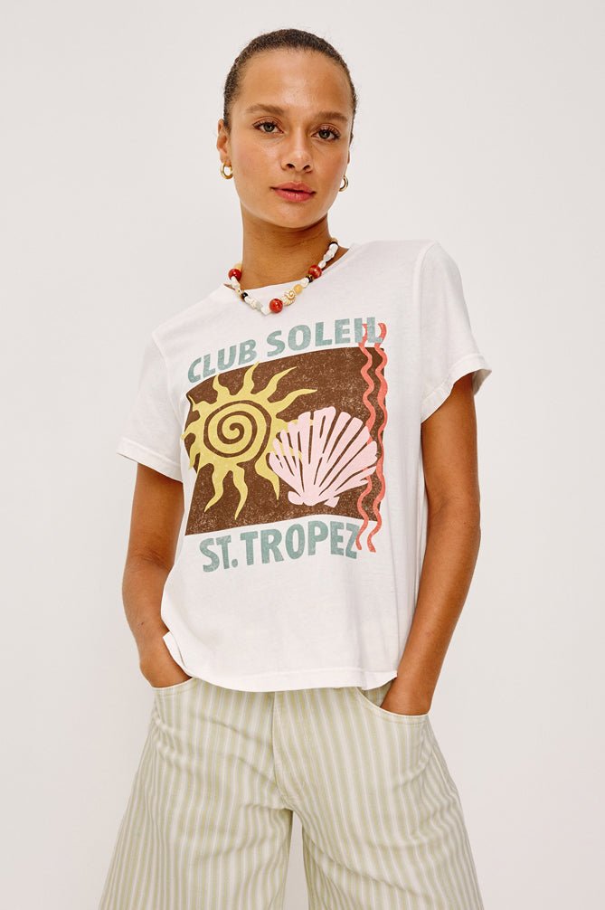Young Ideas & Henmores -San Tropez Classic T-Shirt -8751 White -S