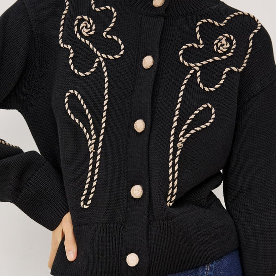 Young Ideas & Henmores -Sybil Western Floral Cardigan -Western Floral -S