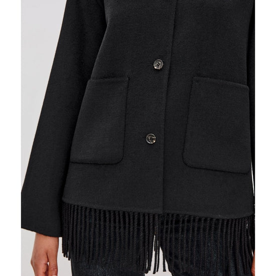 Young Ideas/Henmores - Tomoko Fringe Bottom Jacket - Black - XS