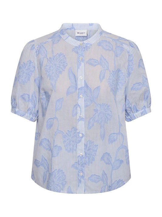 Young Ideas & Henmores - Alana Blouse - 163 Blue - S