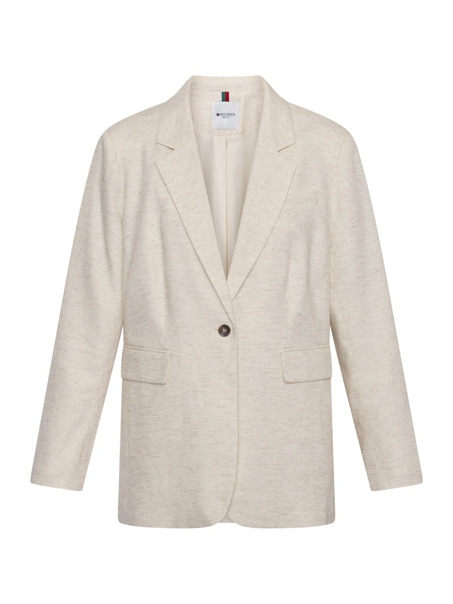 Young Ideas & Henmores - Bibbi Linen Blazer - 421 Ecru - S
