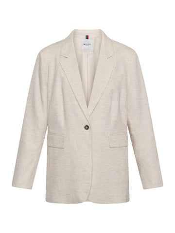 Young Ideas & Henmores - Bibbi Linen Blazer - 421 Ecru - S