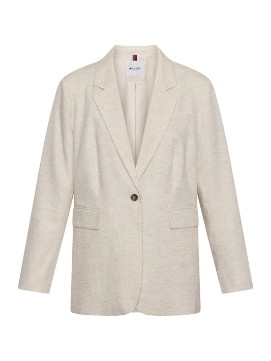 Young Ideas & Henmores - Bibbi Linen Blazer - 421 Ecru - S