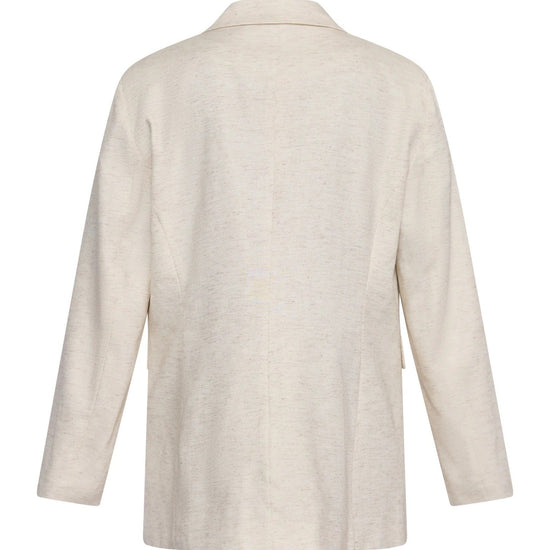 Young Ideas & Henmores - Bibbi Linen Blazer - 421 Ecru - S