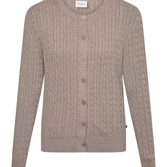 Young Ideas & Henmores - Joana Buttoned Cardigan - 424 Mid Sand Mel - S