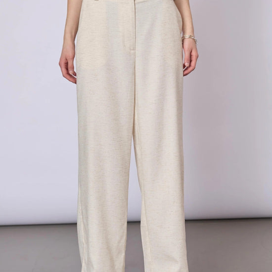 Young Ideas & Henmores - Maren Linen Trousers - 421 Ecru - S