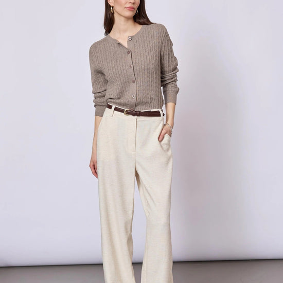 Young Ideas & Henmores - Maren Linen Trousers - 421 Ecru - S