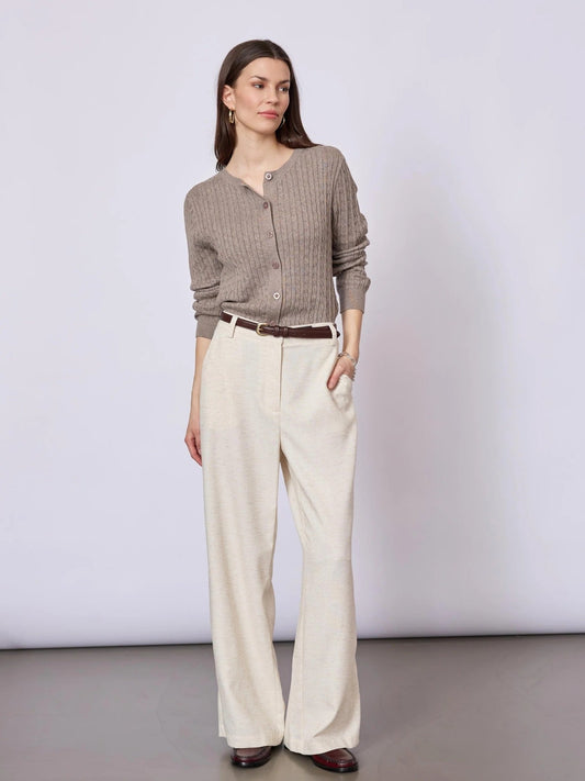 Young Ideas & Henmores - Maren Linen Trousers - 421 Ecru - S