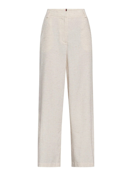 Young Ideas & Henmores - Maren Linen Trousers - 421 Ecru - S