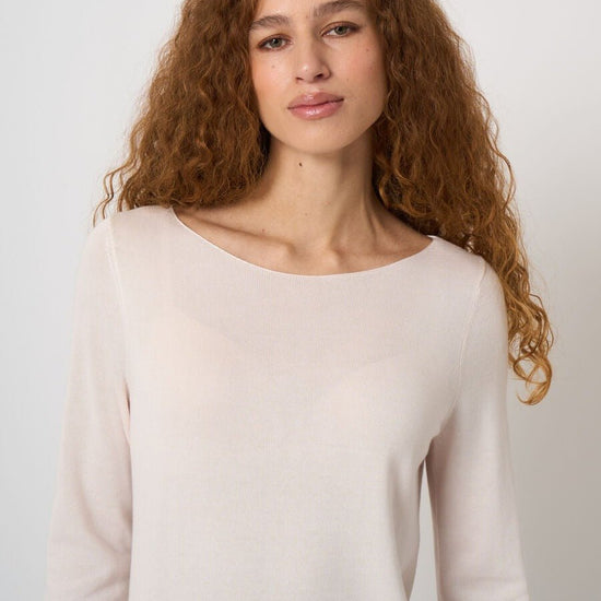 Young Ideas & Henmores -Boat Neck Long Sleeve Jumper -1770 Gloss -8