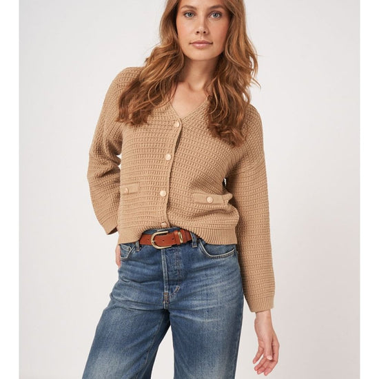 Young Ideas/Henmores - Gold Button Detail Knitted Jumper - 1714 Gold - 8