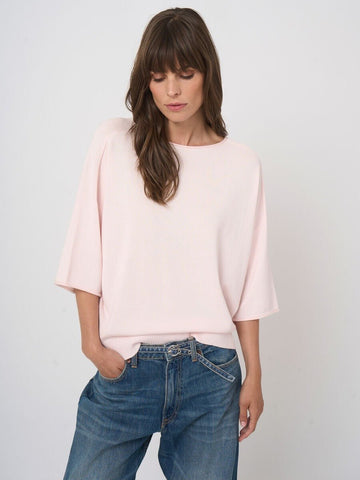 Young Ideas & Henmores - Relaxed Short Sleeve Slouchy Jumper - 1770 Gloss - 8