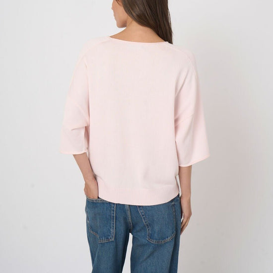 Young Ideas & Henmores - Relaxed Short Sleeve Slouchy Jumper - 1770 Gloss - 8
