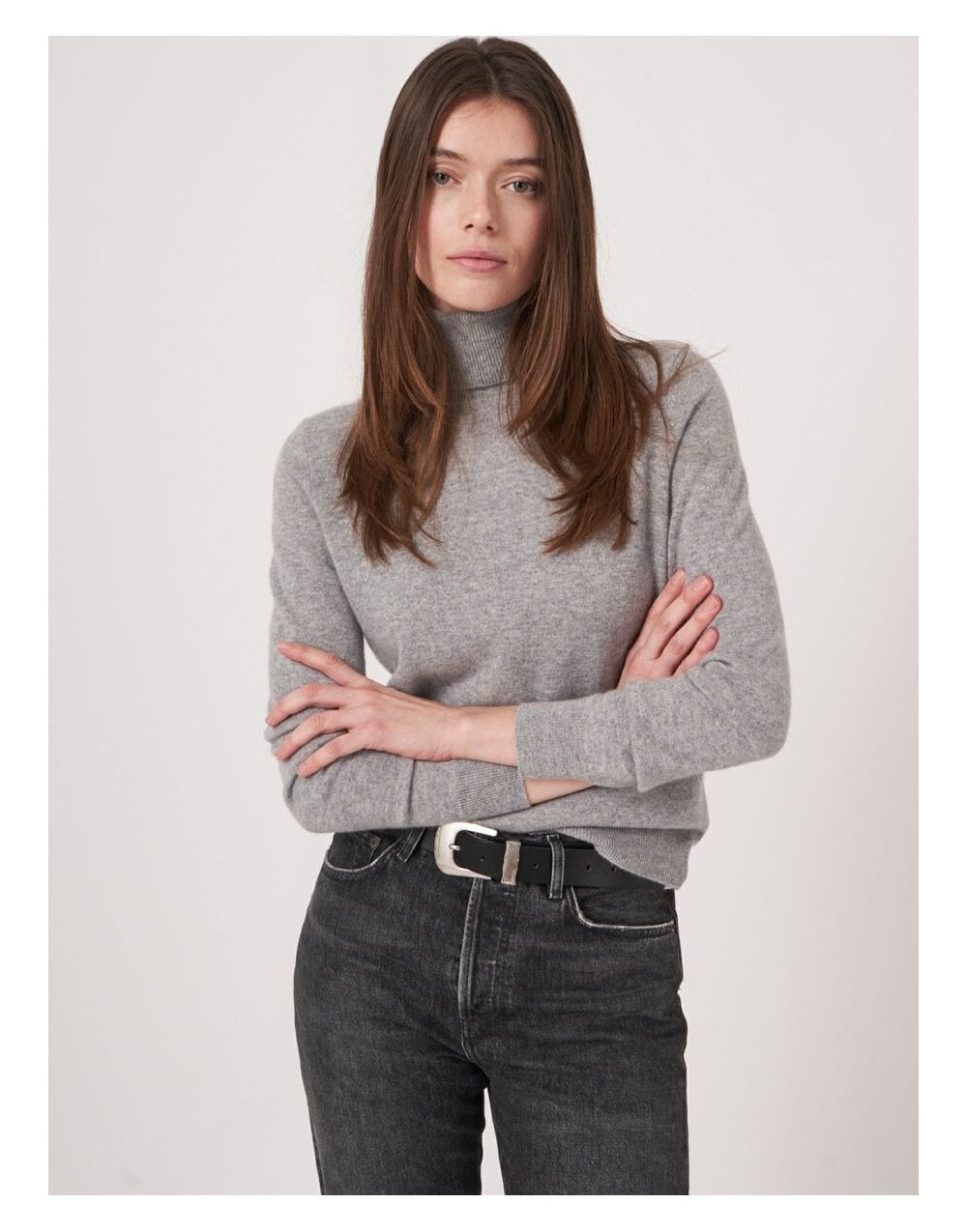 Young Ideas/Henmores - Ribbed Roll Neck Straight Jumper - 1025 Black - 10