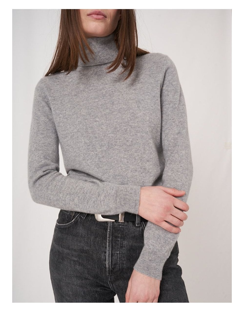 Young Ideas/Henmores - Ribbed Roll Neck Straight Jumper - 1025 Black - 10