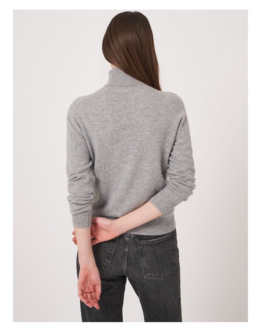 Young Ideas/Henmores - Ribbed Roll Neck Straight Jumper - 1025 Black - 10