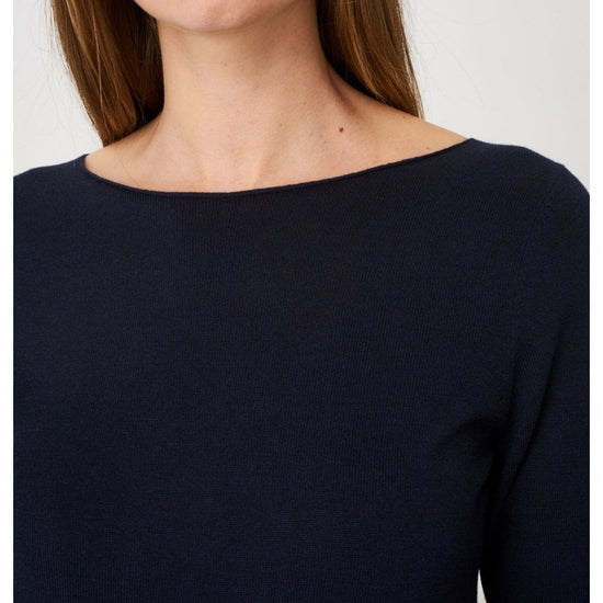 Young Ideas/Henmores - Round Neck Long Sleeve Jumper - 1024 Navy - 8