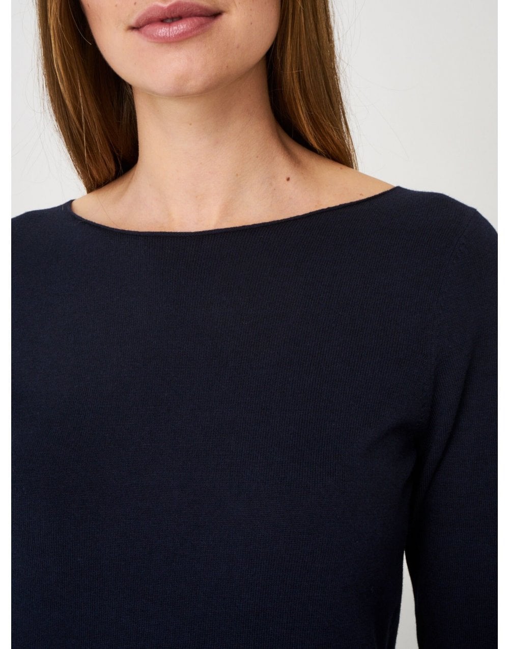 Young Ideas/Henmores - Round Neck Long Sleeve Jumper - 1024 Navy - 8