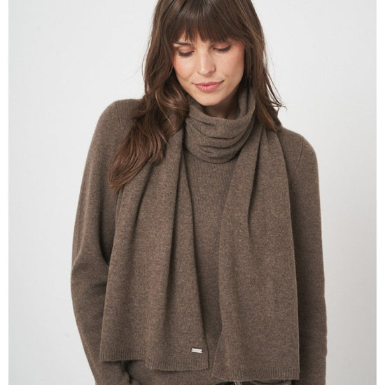 Young Ideas/Henmores - Simple Cashmere Scarf - 1025 Black - OS