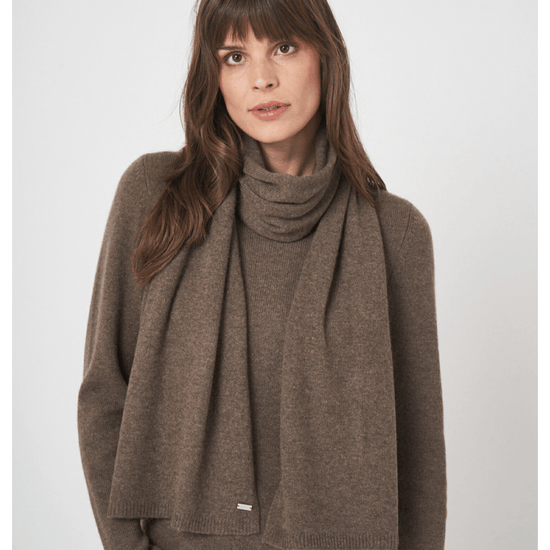 Young Ideas/Henmores - Simple Cashmere Scarf - 1025 Black - OS