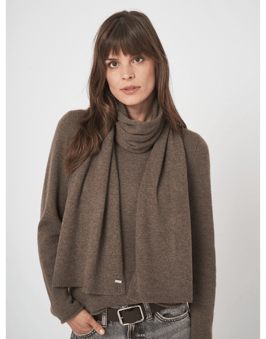 Young Ideas/Henmores - Simple Cashmere Scarf - 1025 Black - OS